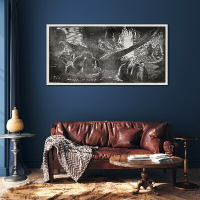 Lost in the Dark Glass art print