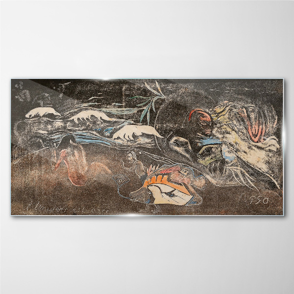 The River of Life and Transformation Glass art print