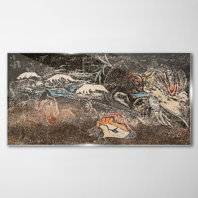 The River of Life and Transformation Glass art print