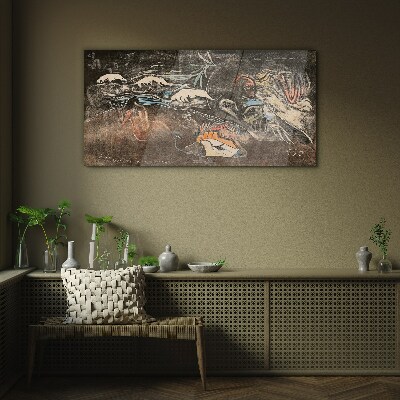 The River of Life and Transformation Glass art print