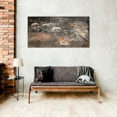 The River of Life and Transformation Glass art print