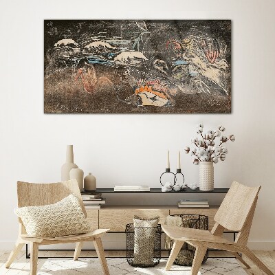 The River of Life and Transformation Glass art print