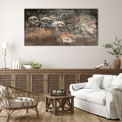 The River of Life and Transformation Glass art print