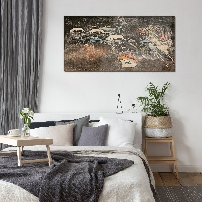 The River of Life and Transformation Glass art print