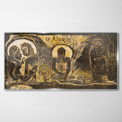 Love and spirituality in art Glass art print