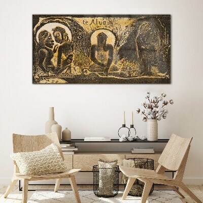 Love and spirituality in art Glass art print