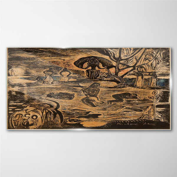 Summer afternoon at the lake Wall art on glass