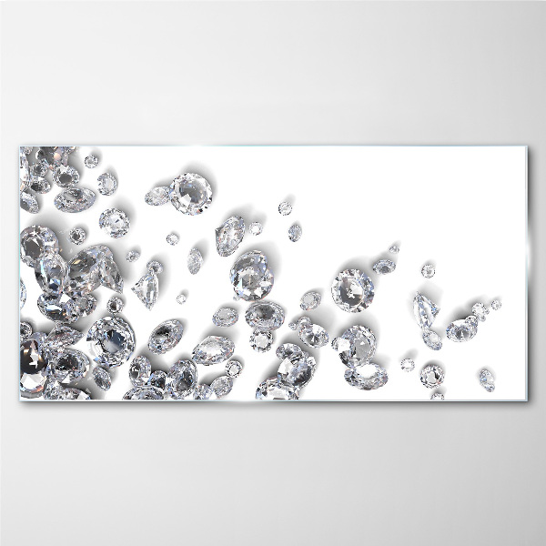 Crystal Rain of Shine Wall art on glass
