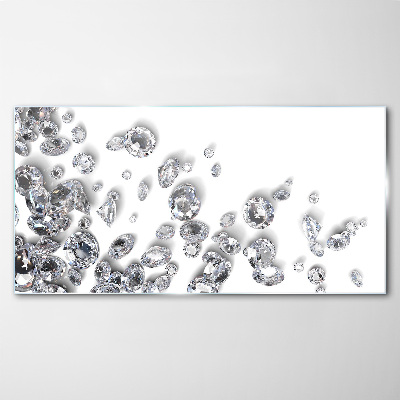 Crystal Rain of Shine Wall art on glass