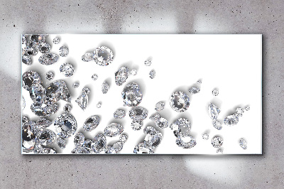 Crystal Rain of Shine Wall art on glass