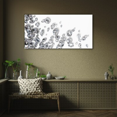 Crystal Rain of Shine Wall art on glass