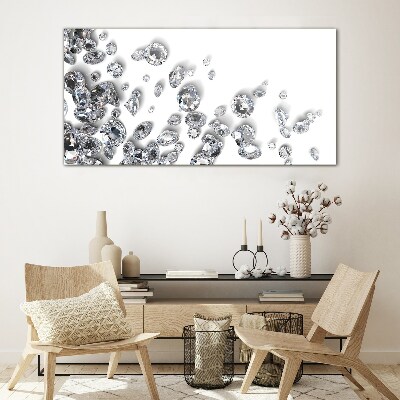Crystal Rain of Shine Wall art on glass