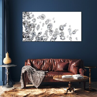 Crystal Rain of Shine Wall art on glass