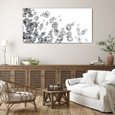 Crystal Rain of Shine Wall art on glass