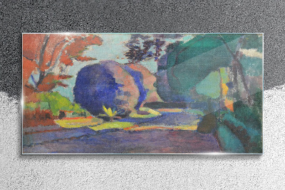 Luxembourg Gardens Henri Matisse Wall art on glass
