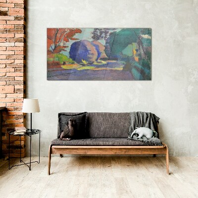 Luxembourg Gardens Henri Matisse Wall art on glass