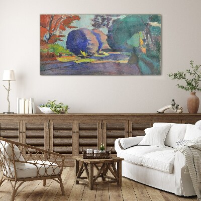 Luxembourg Gardens Henri Matisse Wall art on glass