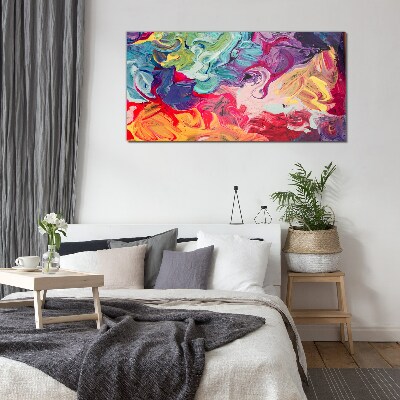 Abstraction Glass Wall Art