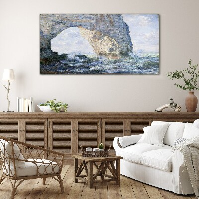 The Manneporte Monet Glass art print