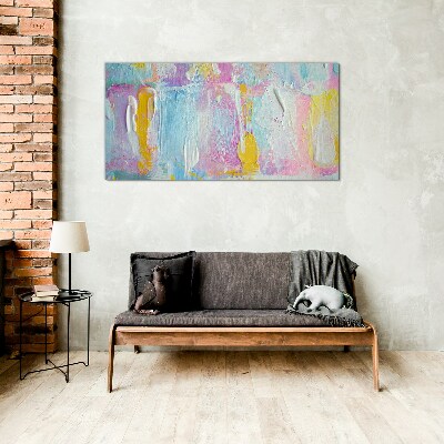 Abstract Glass Wall Art