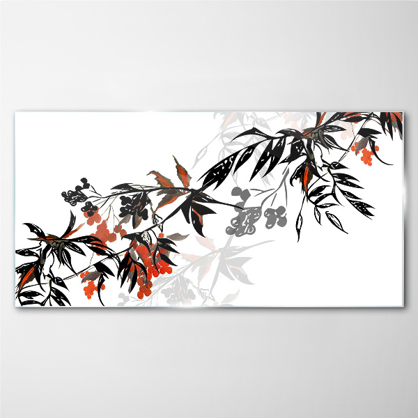 An elegant plant composition Glass art print