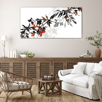An elegant plant composition Glass art print