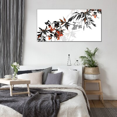 An elegant plant composition Glass art print