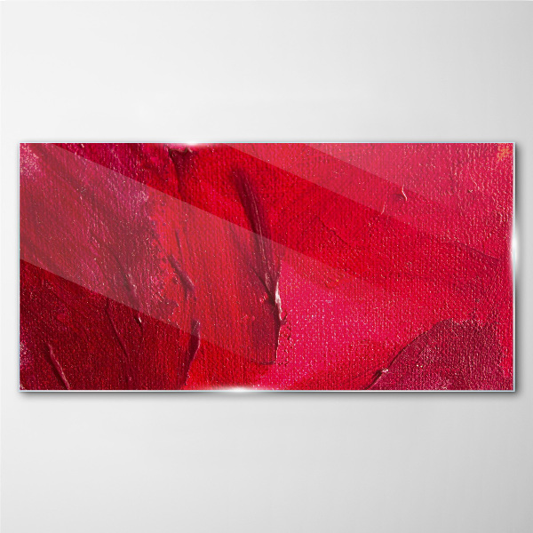 Intense Abstract Red Glass art print
