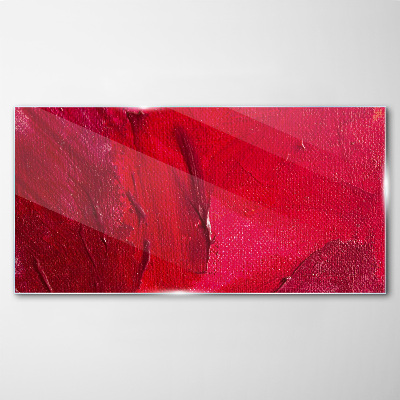 Intense Abstract Red Glass art print