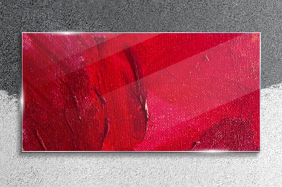 Intense Abstract Red Glass art print