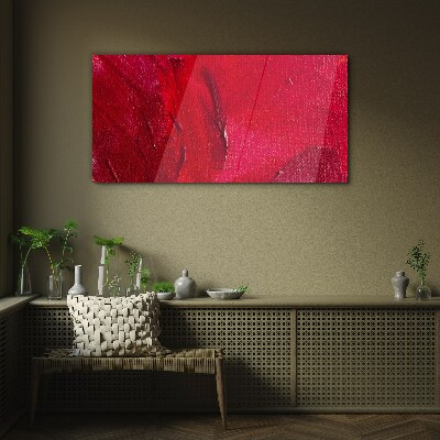 Intense Abstract Red Glass art print