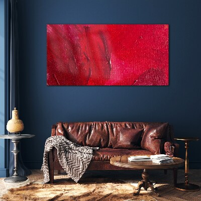 Intense Abstract Red Glass art print