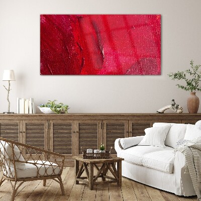 Intense Abstract Red Glass art print