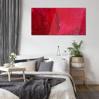 Intense Abstract Red Glass art print