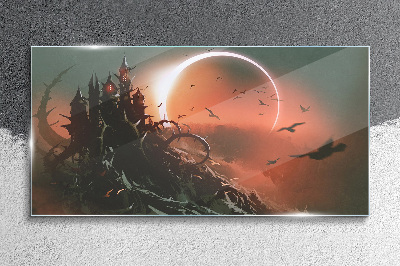 Castle in the Dark Glass art print