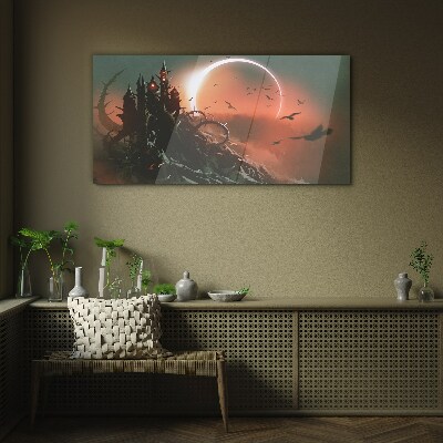 Castle in the Dark Glass art print