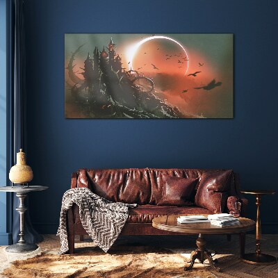 Castle in the Dark Glass art print