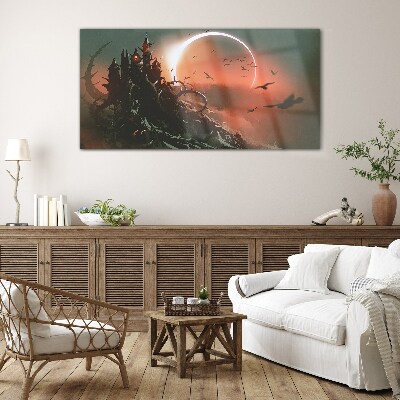 Castle in the Dark Glass art print