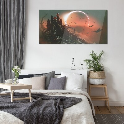 Castle in the Dark Glass art print