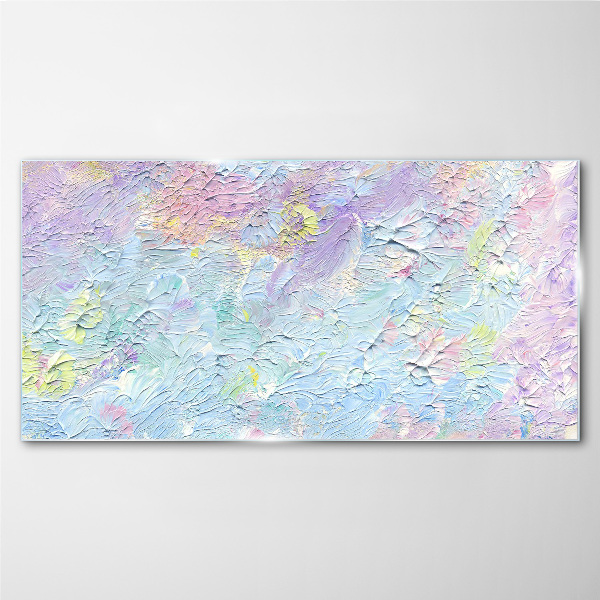 Pastel landscape of emotions Glass art print
