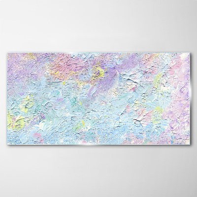 Pastel landscape of emotions Glass art print