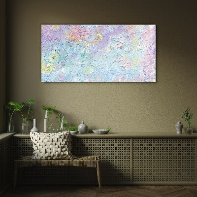 Pastel landscape of emotions Glass art print