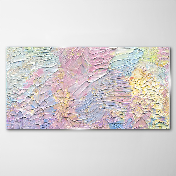 Painting abstraction Glass Wall Art