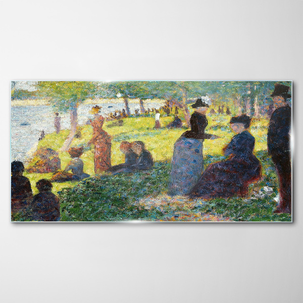 Summer afternoon on the river Glass art print