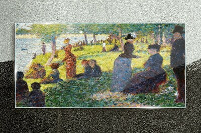 Summer afternoon on the river Glass art print