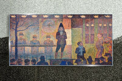 A show in the spotlight Glass art print