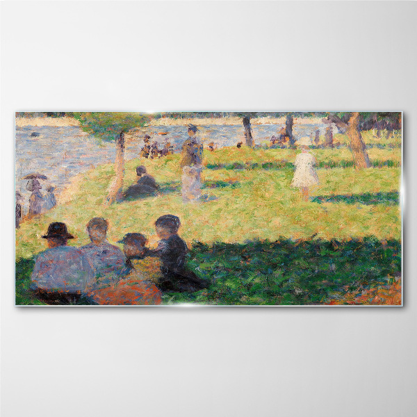 Summer afternoon on the river Glass art print