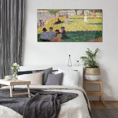 Summer afternoon on the river Glass art print