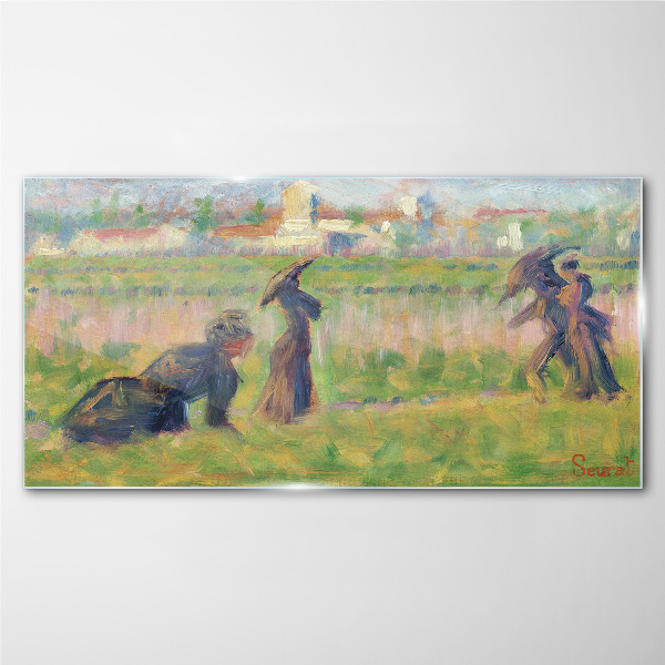 A walk in the sun Glass art print