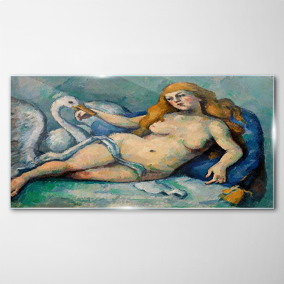 Sensuality and nature Wall art on glass